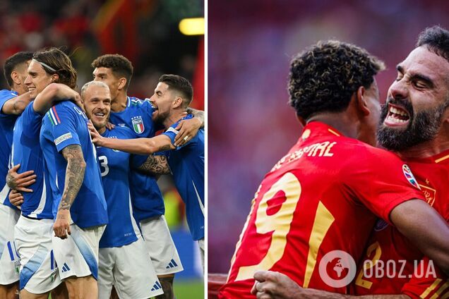 Де дивитися футбол Італія – Іспанія: розклад трансляцій матчу Євро-2024