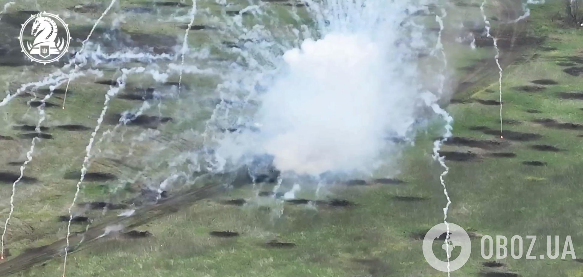 Детонация БК в российском бронетранспортере БТР-82