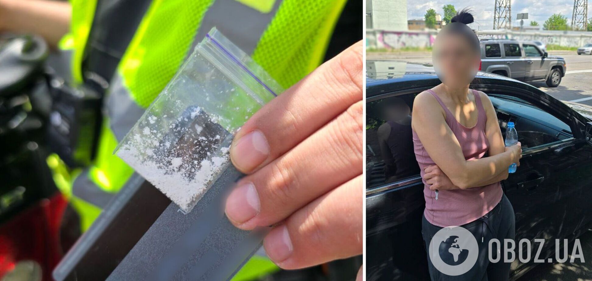 У женщины нашли пакетик с неизвестным веществом