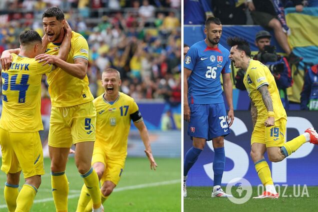 Названо найкращого та найгіршого гравців у складі збірної України у матчі зі Словаччиною на Євро-2024