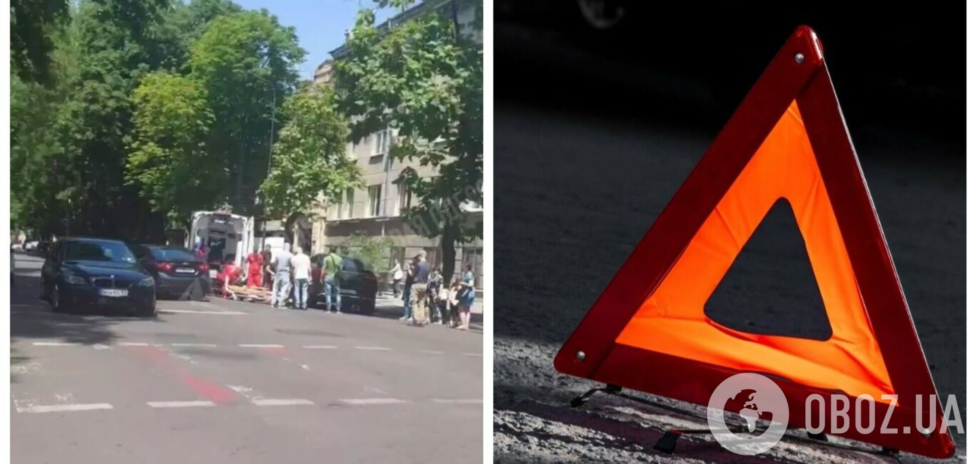 В Одесі дівчина на Mercedes переїхала пішохода: відео з місця та перші деталі трагедії
