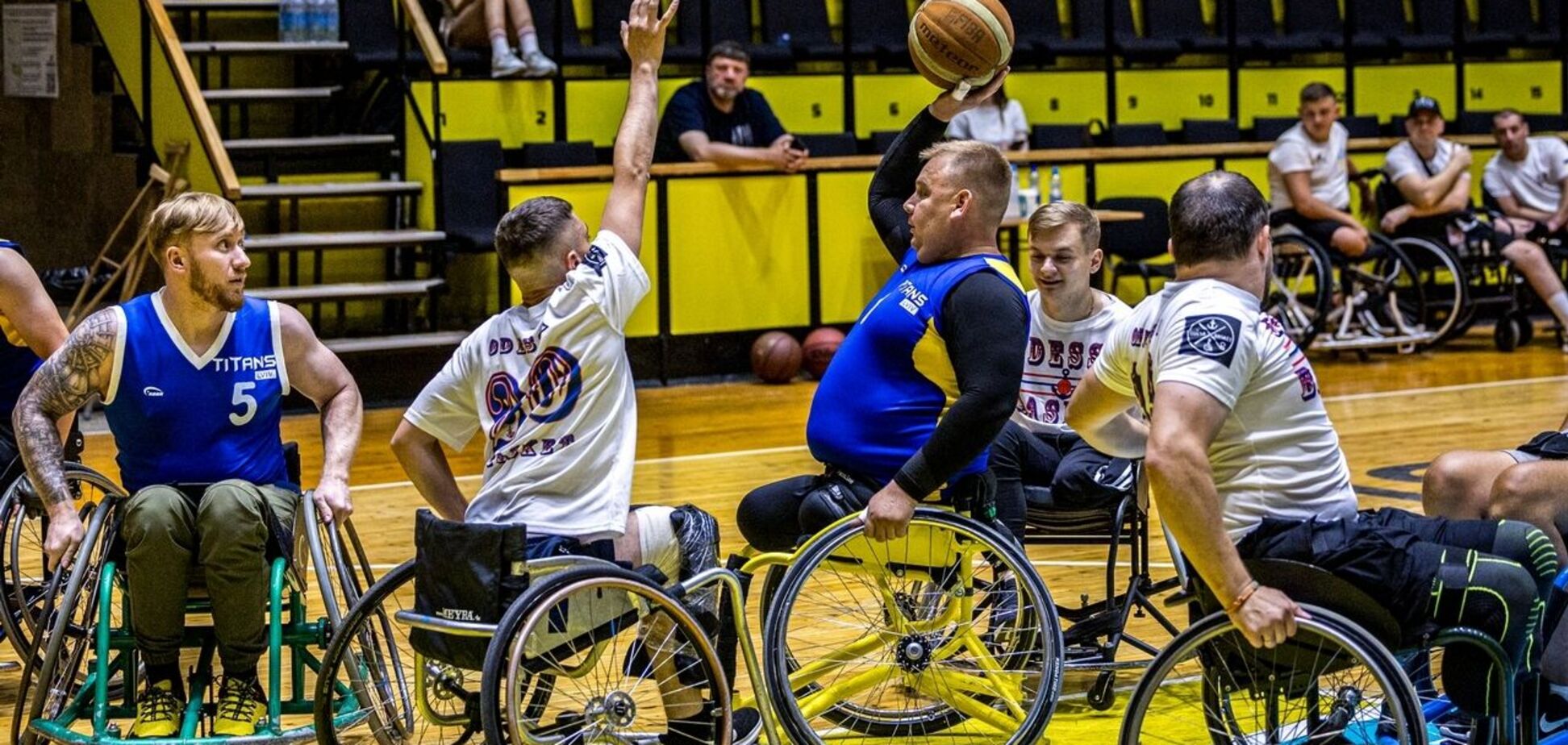 В 'Венето-Спорт' стартовал Открытый чемпионат Киева по баскетболу на колясках