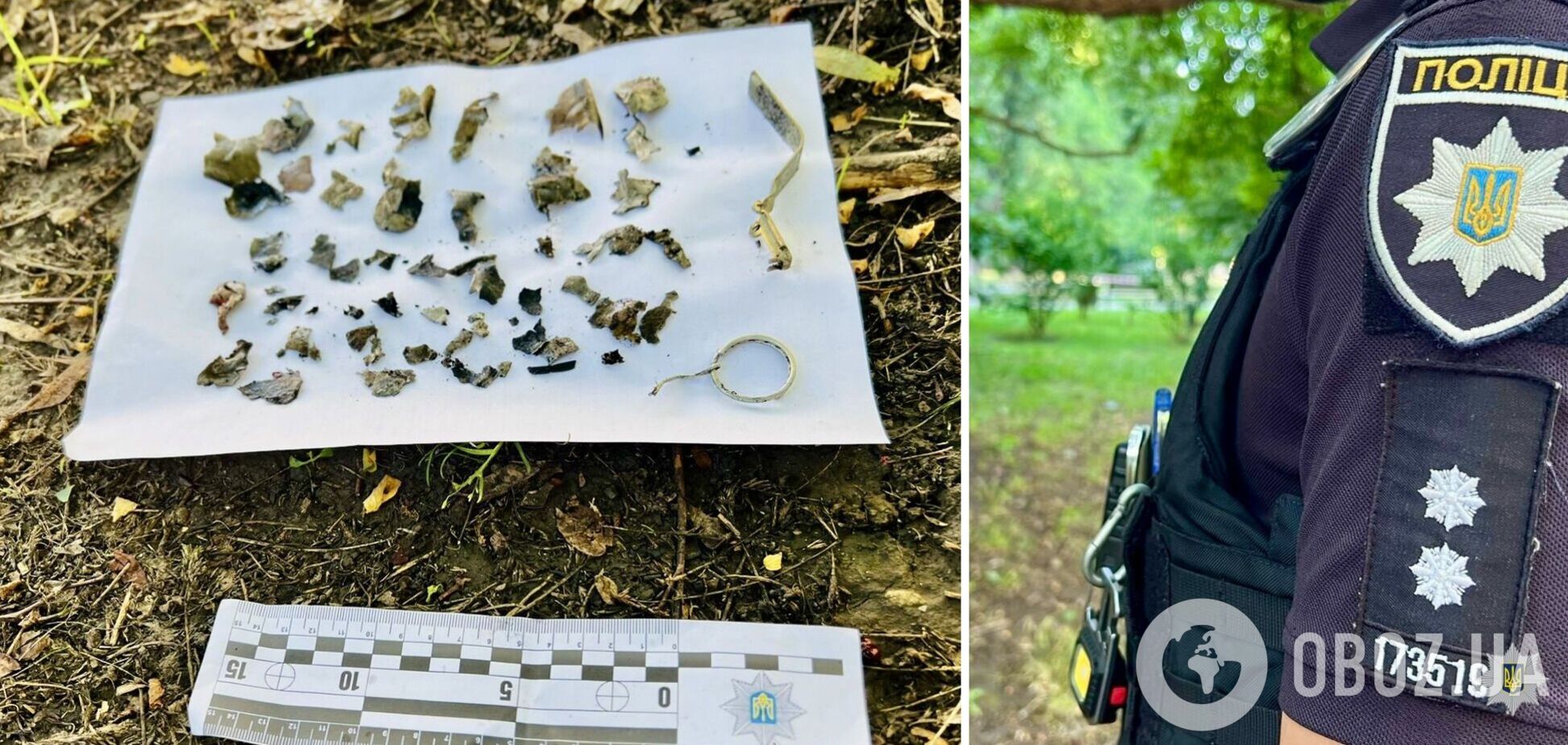 В Одесі в парку знайшли тіло чоловіка: він міг підірвати себе гранатою