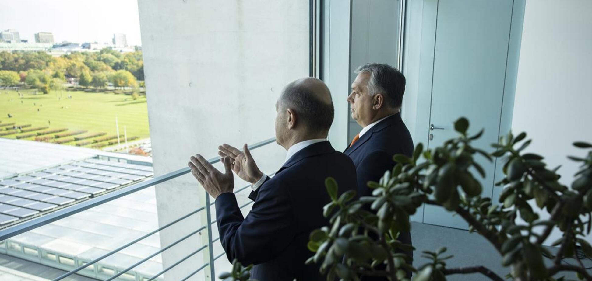 Орбан приїжджав до Шольца подивитися матч Євро-2024: зустріч вийшла холодною