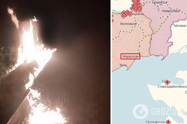 Партизани 'Атеш' влаштували вогняну диверсію на залізниці з Ростова до Маріуполя