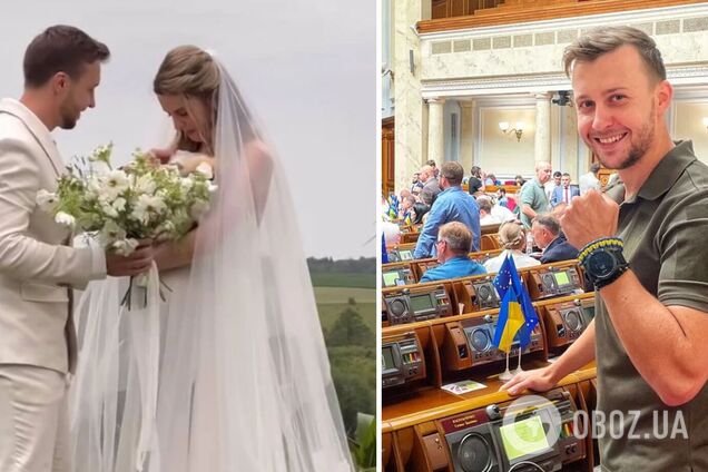 Отпраздновали в замке: нардеп Роман Лозинский женился на преподавательнице одного из самых престижных университетов Украины. Фото