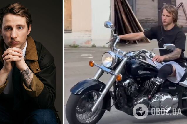 Терминатор возвращается. Ветеран войны Александр 'Терен' прокатился на мотоцикле и поразил сеть