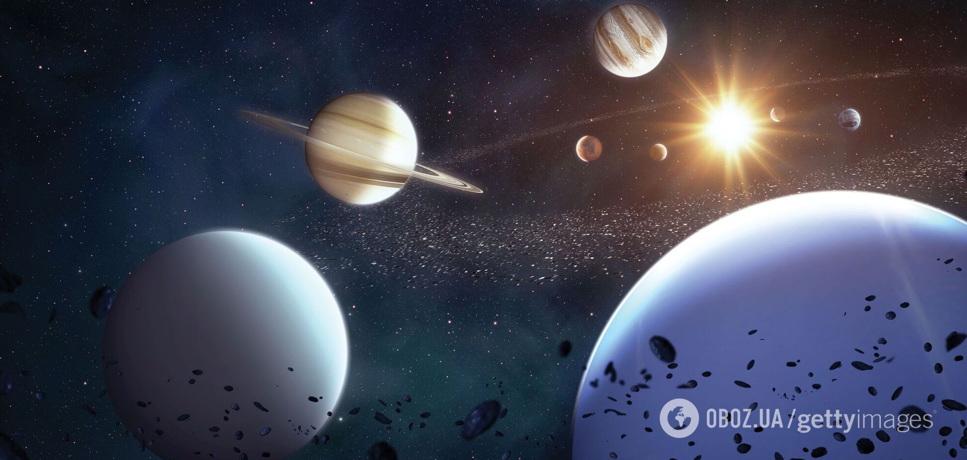 Чому Земля має лише один супутник, тоді як інші планети – сотні. Пояснення фізика