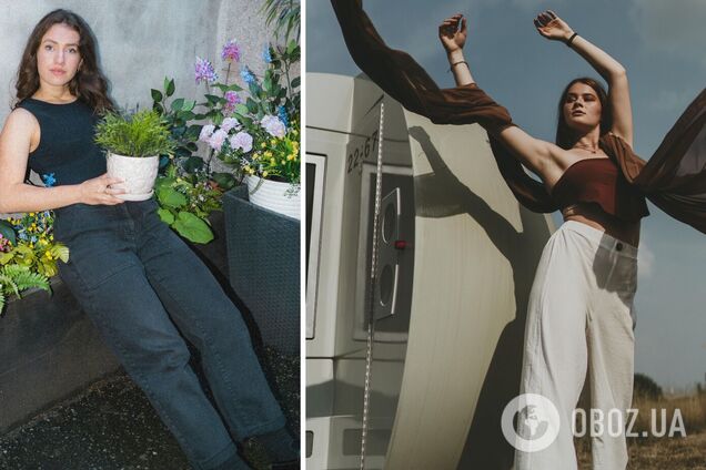 Забудьте о ярких цветах и низкой талии: как носить широкие брюки женщинам низкого роста