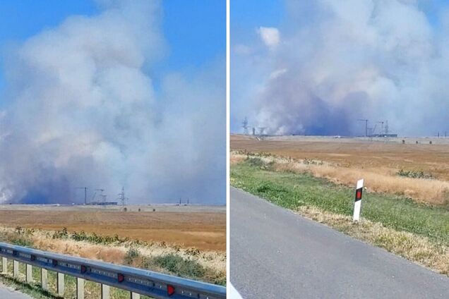 Спутниковые фото зафиксировали пожар на мысе Чауда в Крыму: оттуда запускали 'Шахеды'