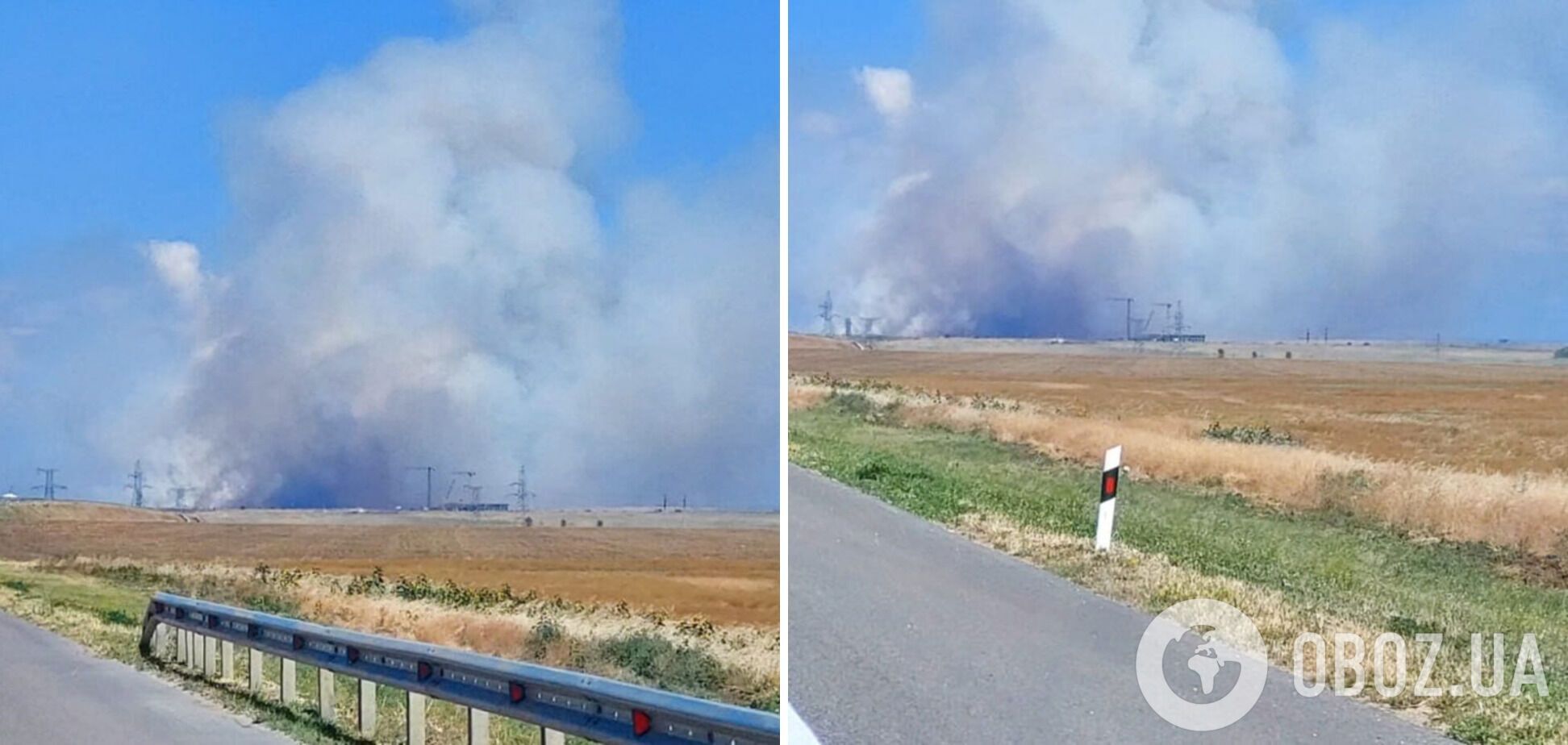 Супутникові фото зафіксували пожежу на мисі Чауда в Криму: звідти запускали 'Шахеди'