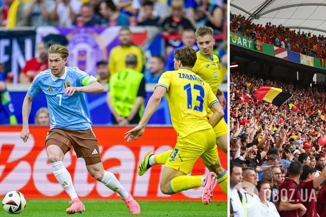 Футболісти збірної Бельгії влаштували демарш після матчу з Україною на Євро-2024. Відео