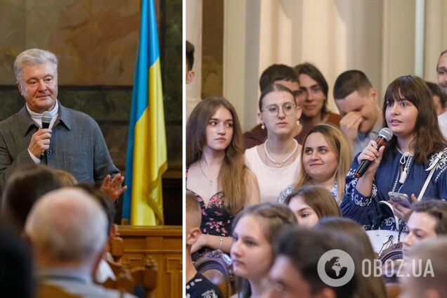 Молодежь – это движущая сила Украины: Порошенко во Львовской политехнике встретился с местными студентами