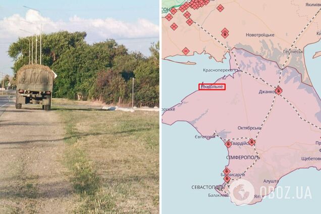 Агенты 'Атеш' разведали военную базу оккупантов в Раздольном в Крыму. Фото