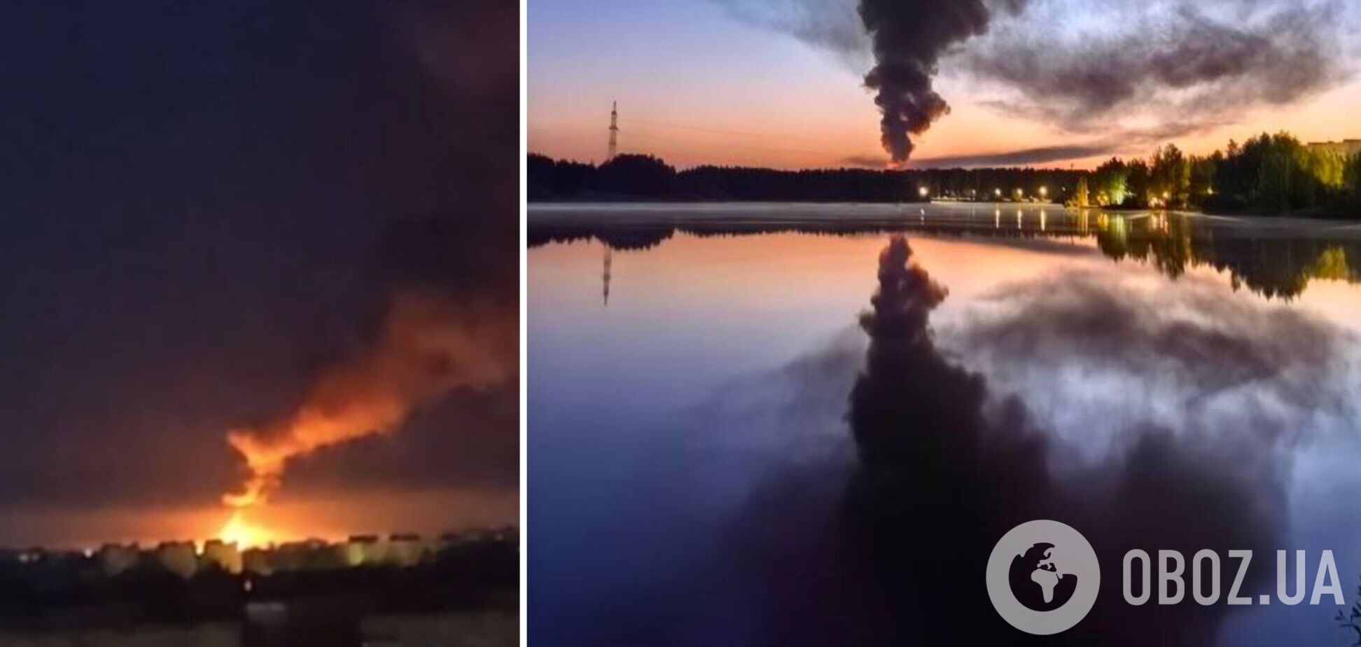В РФ заявили об атаке '36 дронов ВСУ': слышали взрывы, в Нижнем Новгороде – масштабный пожар. Фото и видео