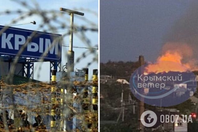 В оккупированном Крыму раздались взрывы: в Щелкино зафиксировали прилет. Фото и видео
