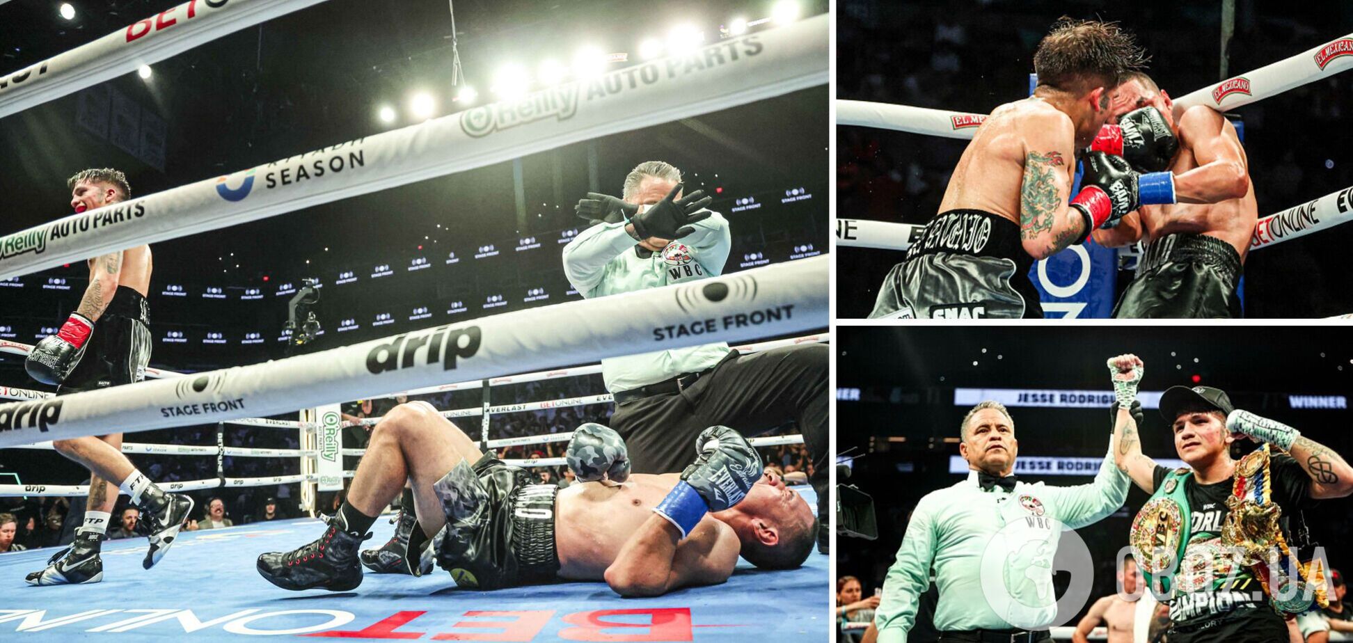 Непобедимый боксер побывал в нокдауне, а затем нокаутировал чемпиона мира, отобрав титул. Видео