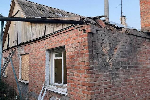 Оккупанты ударили дроном-камикадзе по Днепропетровщине, вспыхнул пожар. Фото
