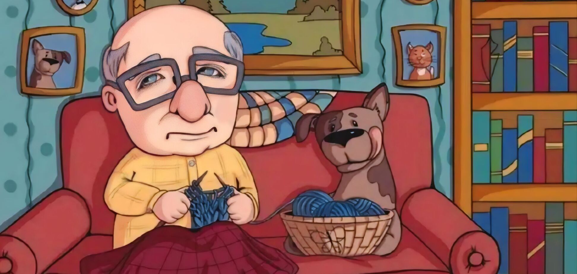 Ваш мозг работает как машина, если вы найдете рыбу на картинке с дедушкой: визуальная головоломка