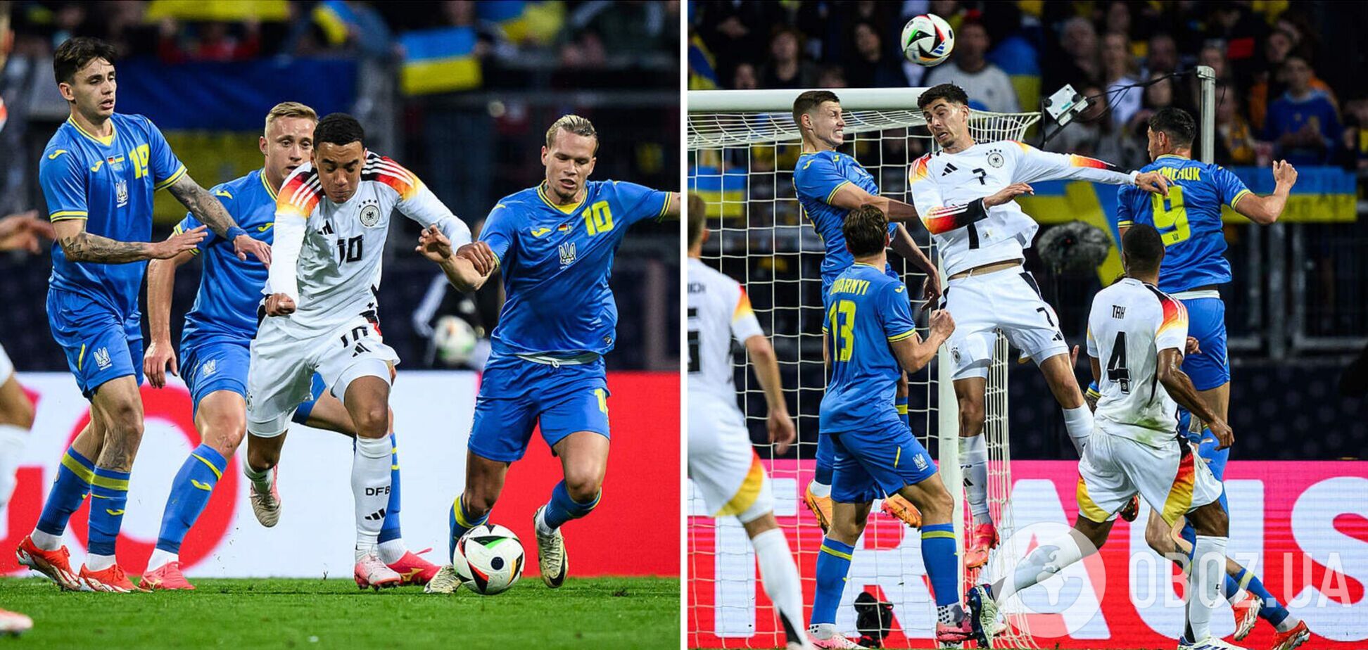 Нули со значком плюс. Тактический обзор ничьей Украины в товарняке против Германии