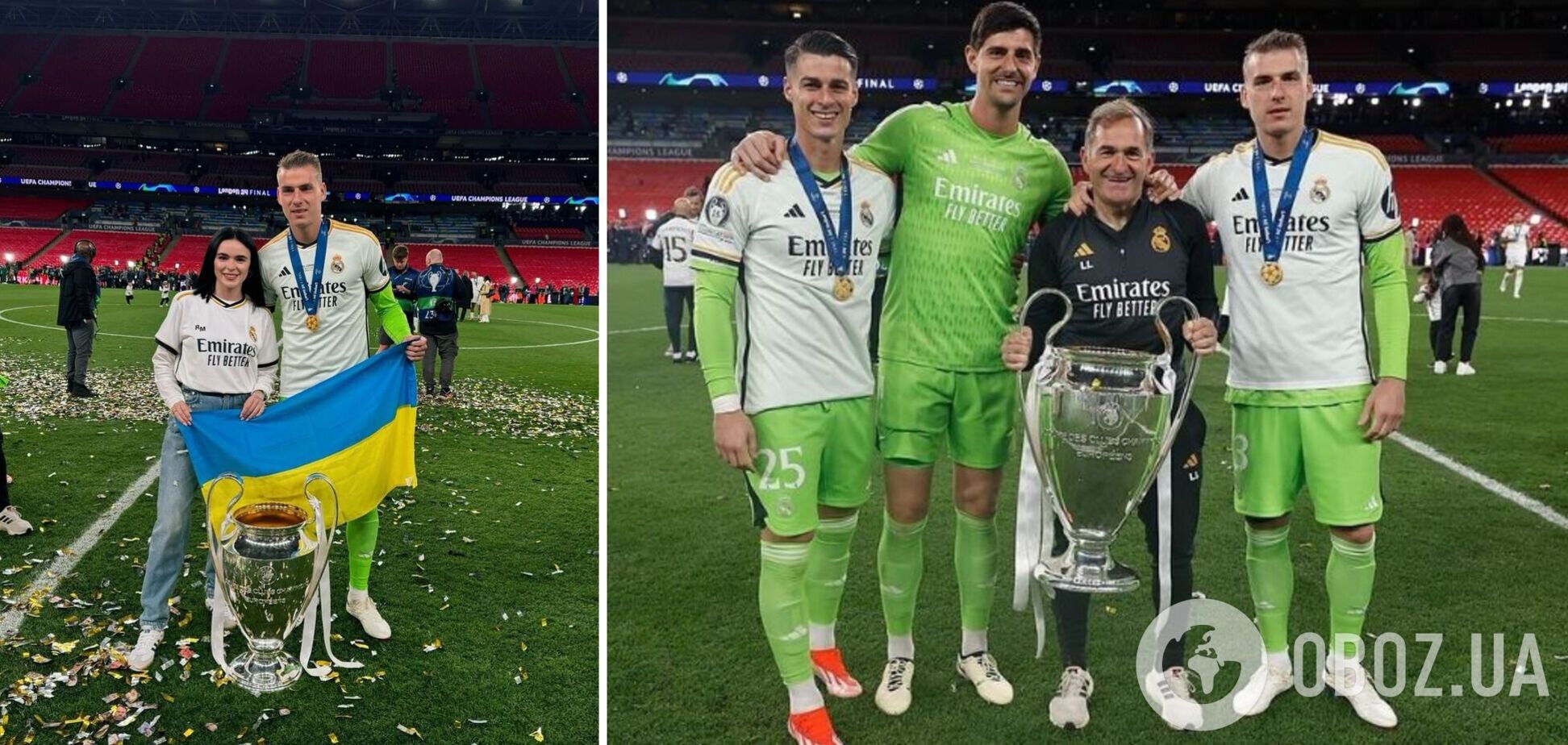 Тщательно избегал: СМИ рассказали, как вратарь сборной Украины поступил с конкурентом в 'Реале' после победы в ЛЧ