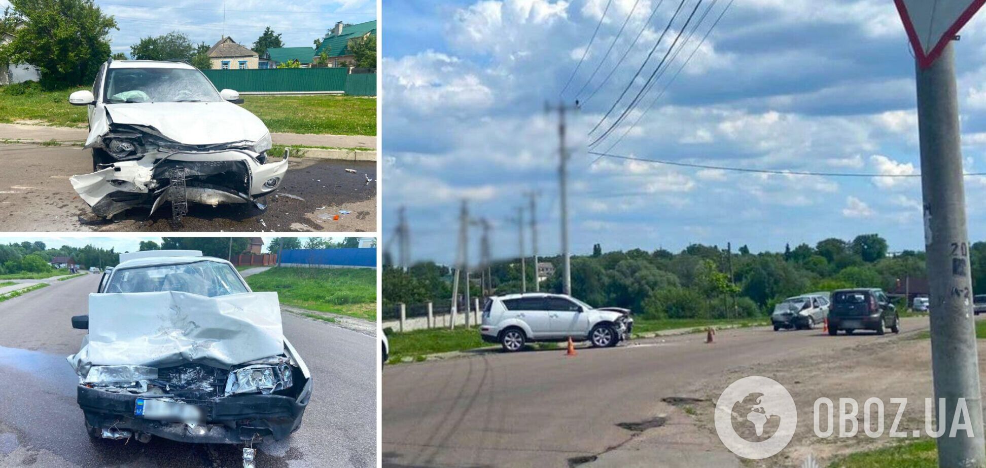 В Киевской области пьяный водитель устроил ДТП с пострадавшим