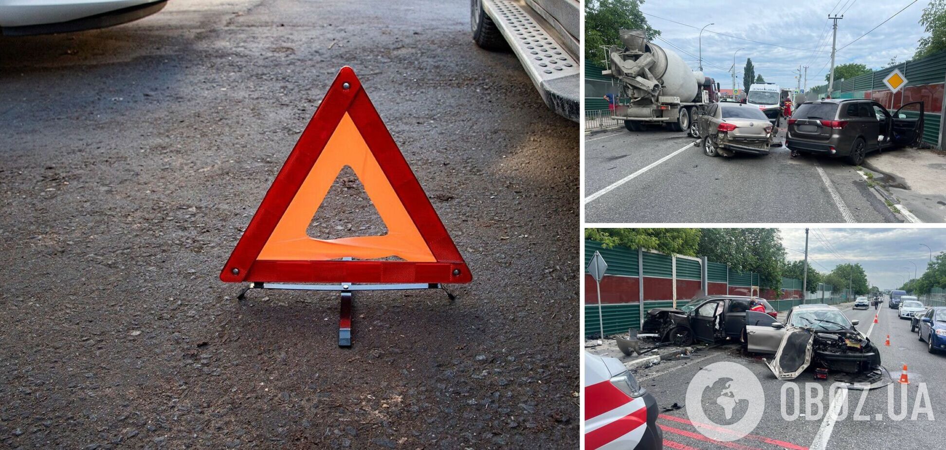 В результате ДТП возникла пробка