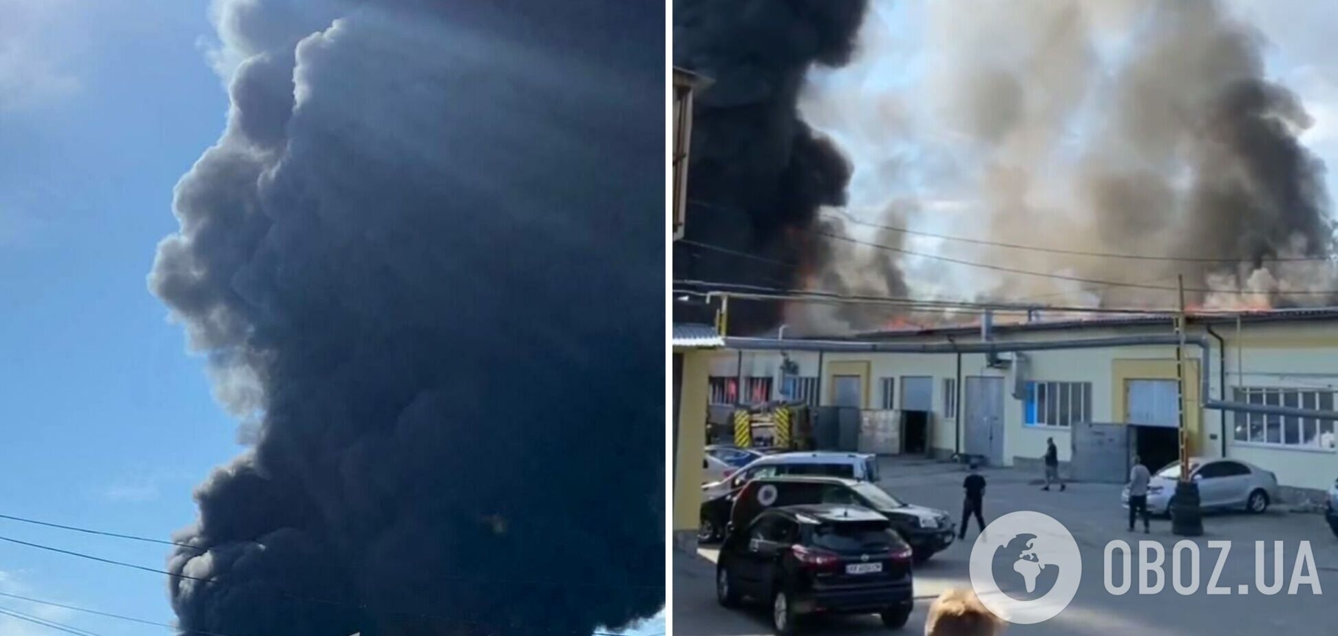 У Харкові вирувала масштабна пожежа площею 1800 кв. м. Фото і відео