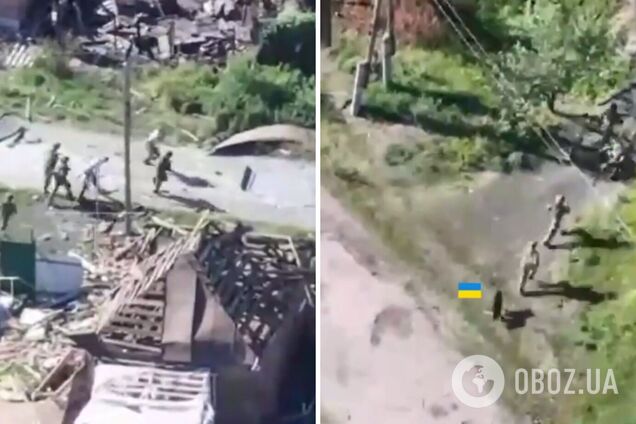 Бойцы бригады Нацполиции 'Лють' заставили оккупантов в Волчанске побегать: видео