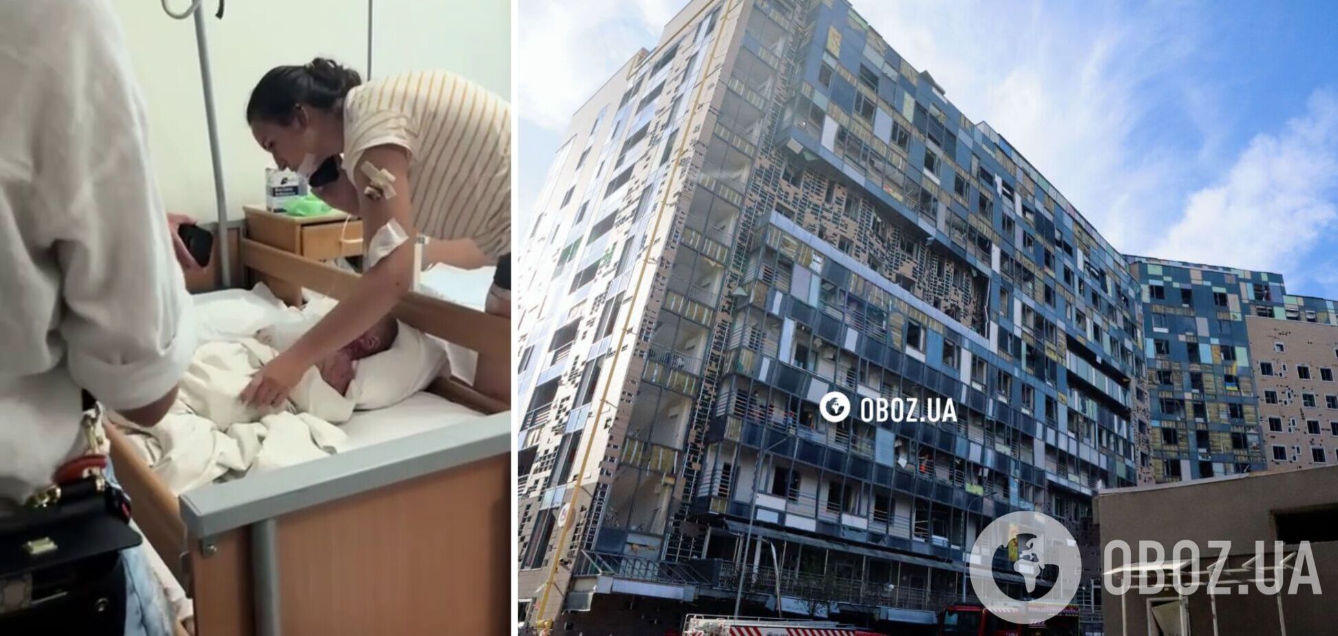 Маленького українця усіма силами намагались заспокоїти дорослі