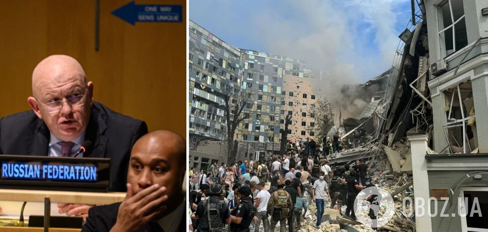 Россия после удара по 'Охматдету' устроила в ООН праздничный обед: главным блюдом была котлета по-киевски