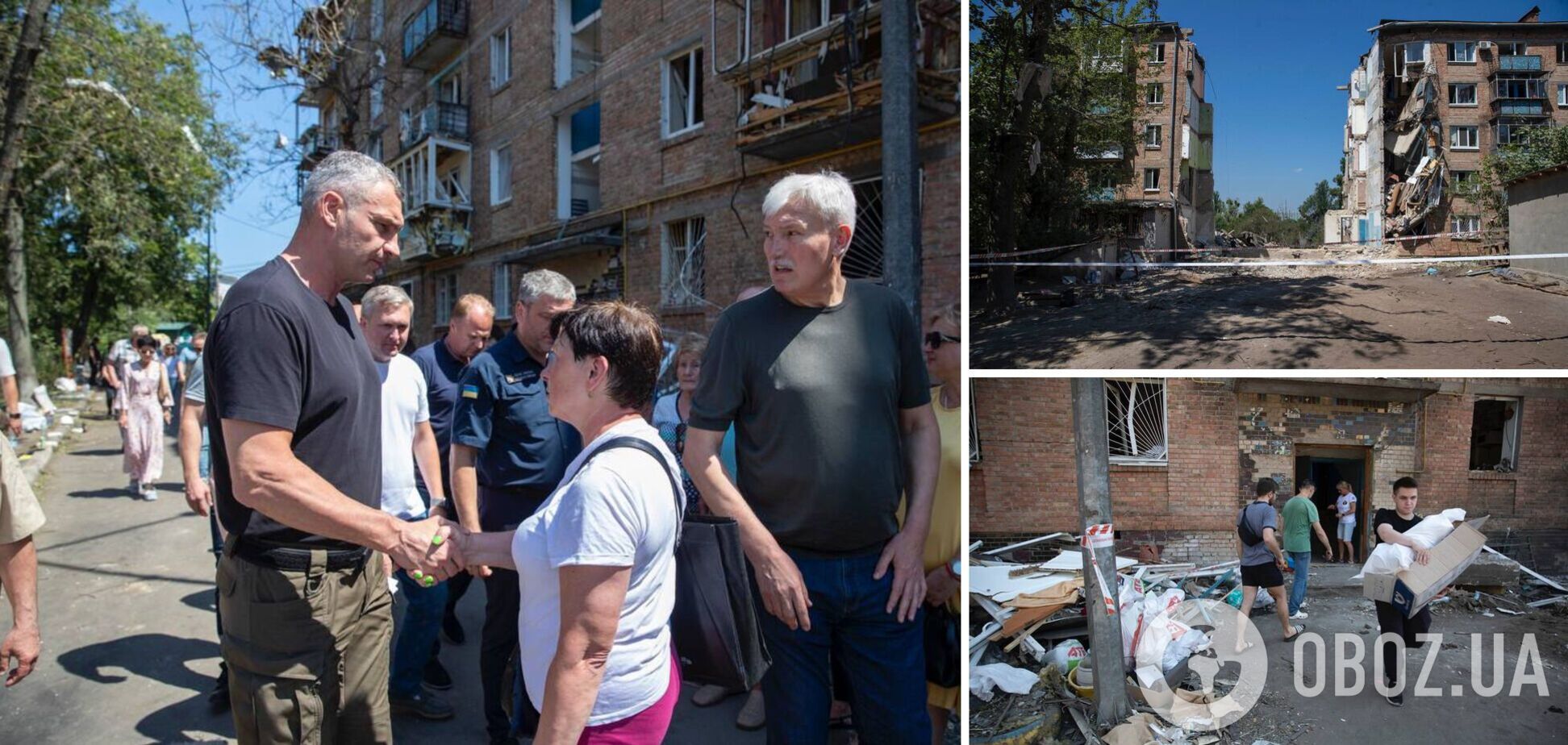 Мэр встретился с жителями поврежденного дома
