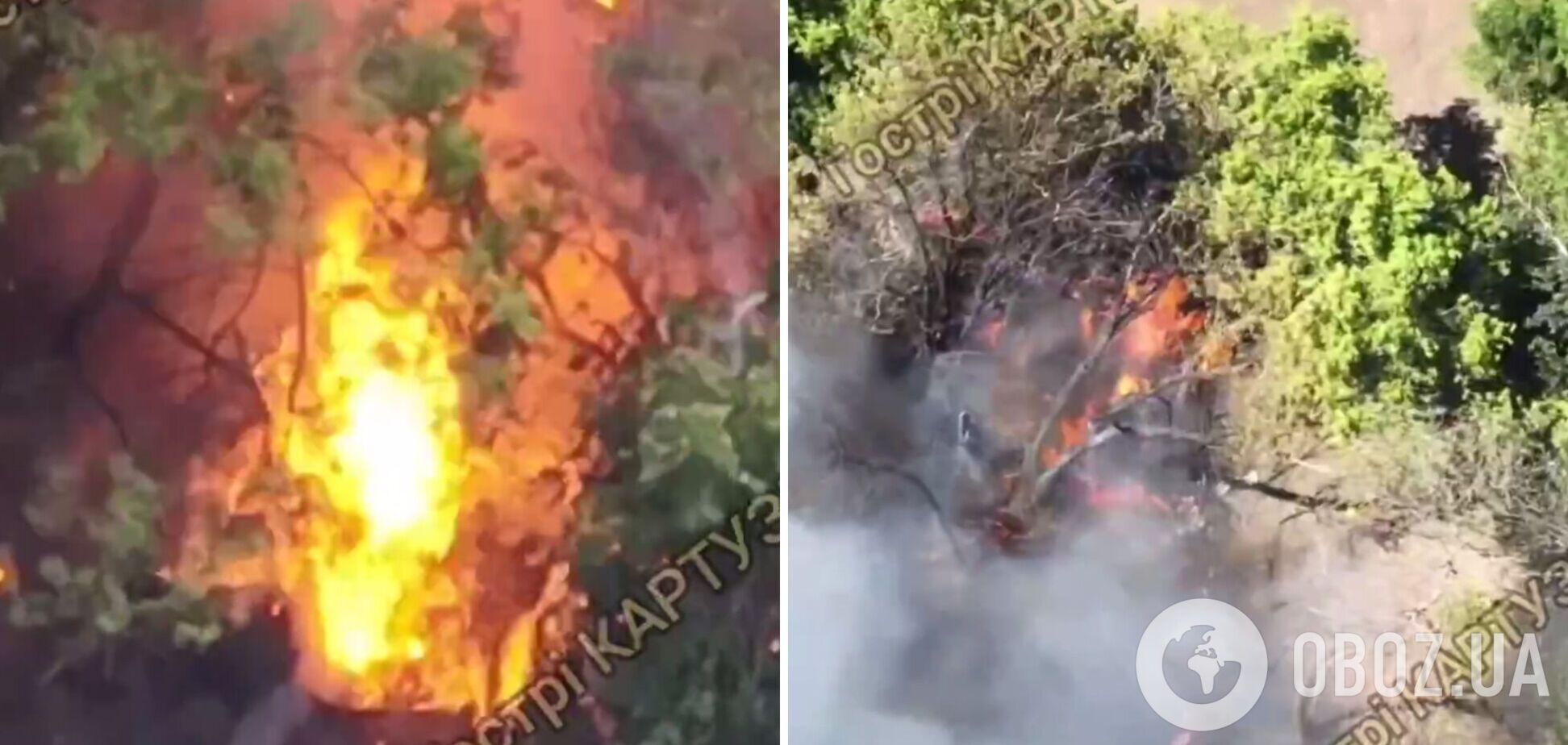 'Острые козырьки' выявили тыловую позицию оккупантов на Харьковщине и устроили 'бавовну': у врага минус 'буханка' и склад БК. Видео