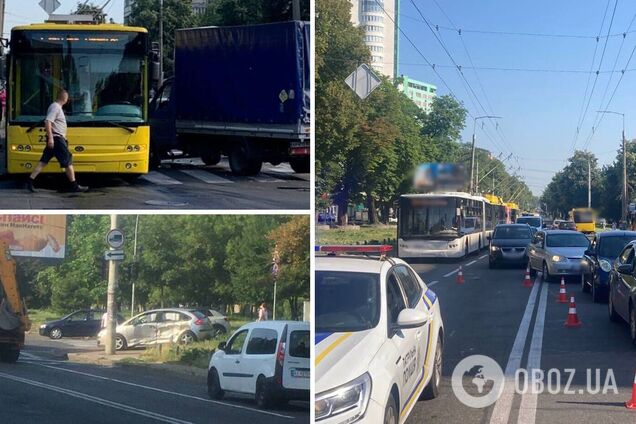 Внаслідок ДТП виник великий затор