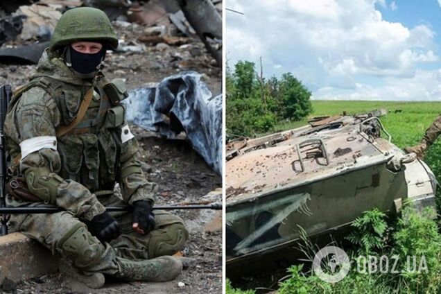 РФ за неделю потеряла в Украине 1355 единиц вооружения и техники и 8100 оккупантов. Инфографика