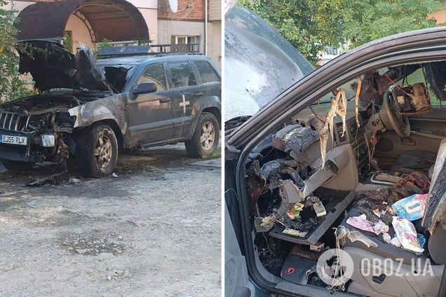 В Ивано-Франковской области сожгли авто военному, который приехал в отпуск с фронта: воин нуждается в помощи