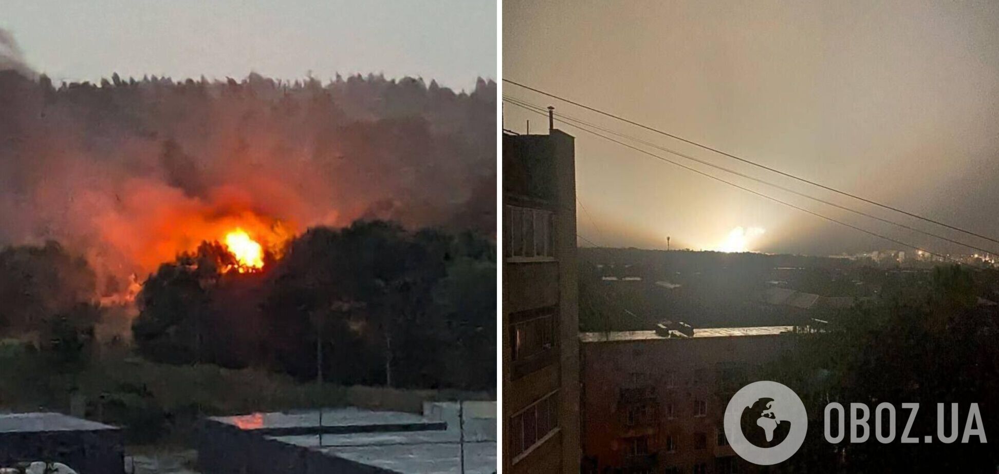 Во Львове молния попала в подстанцию: разгорелся масштабный пожар. Видео