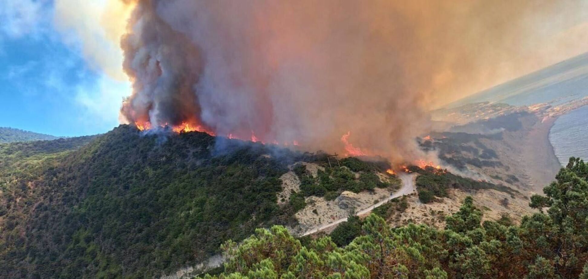 Лісова пожежа у Краснодарському краї