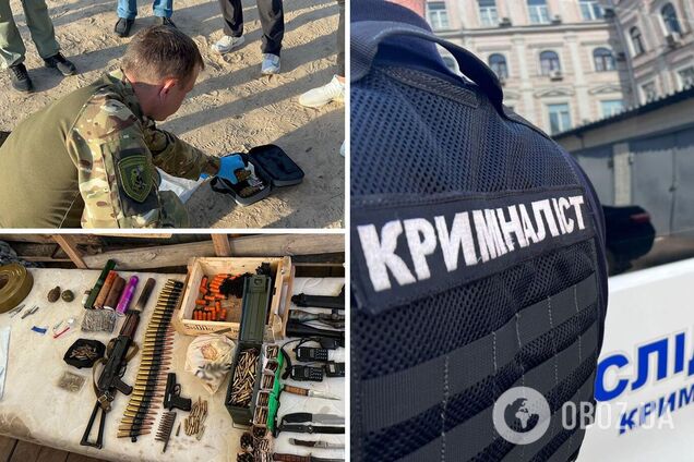 У злоумышленника изъяли целый арсенал