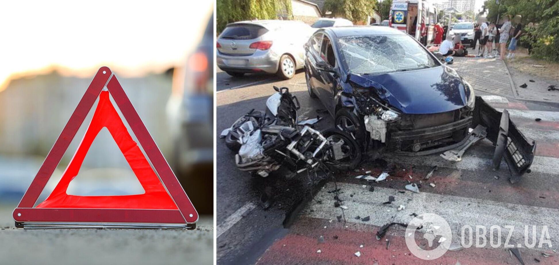 ДТП сталась у селі Петропавлівська Борщагівка