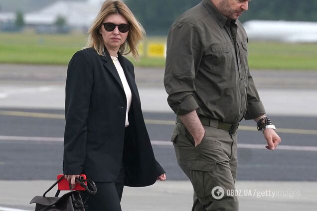 Зеленскую заметили в Ирландии с сумкой-багетом за 7900 грн. Фото