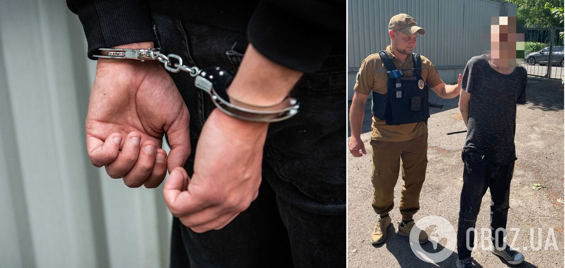 Зловмисника затримали та передали поліцейським