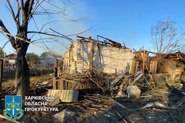 На Харківщині внаслідок ворожих ударів одна людина загинула, ще п'ять поранені. Фото