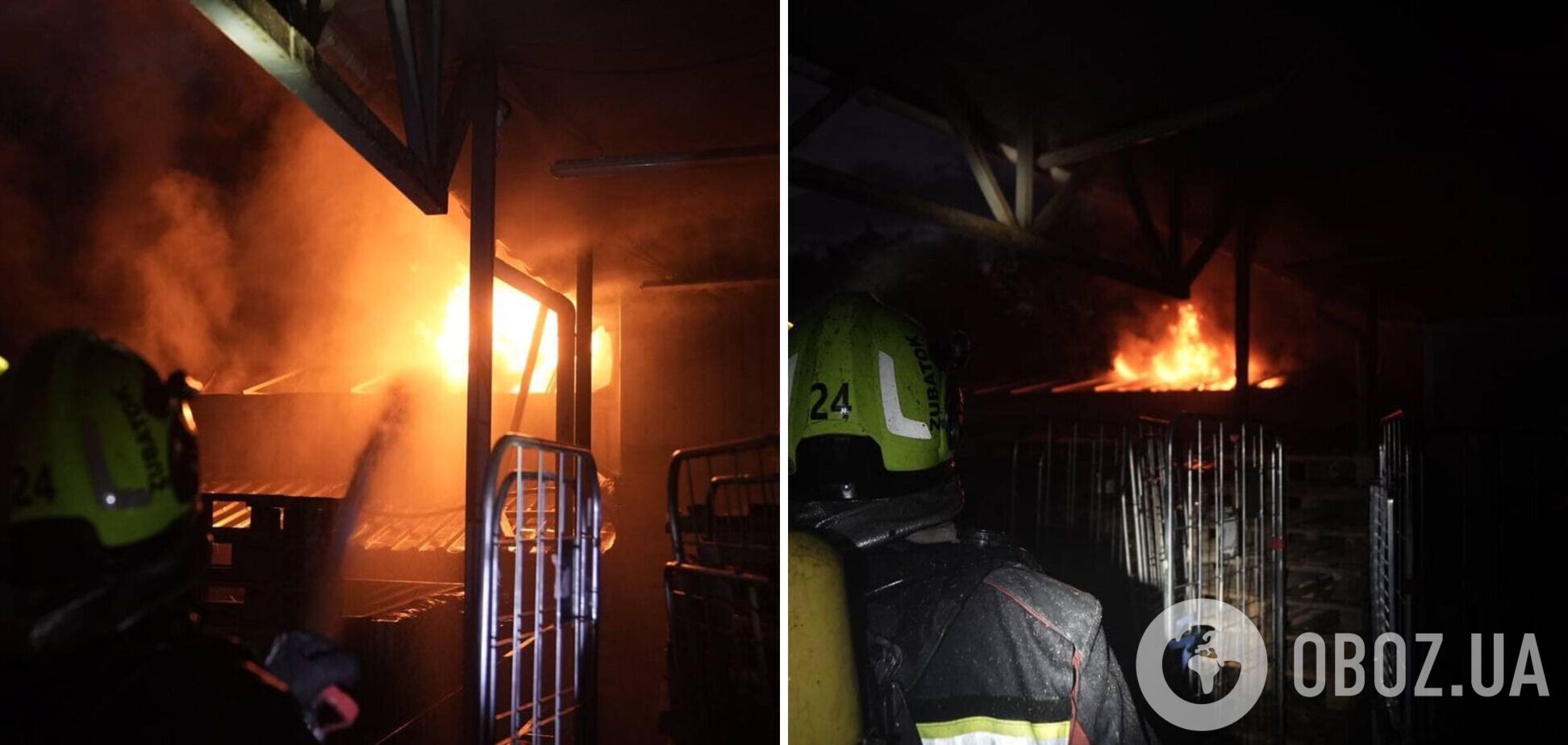 В Киеве возник масштабный пожар в супермаркете, проводится эвакуация: видео и официальные детали