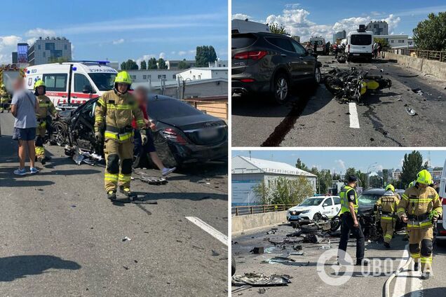 В результате ДТП образовалась большая пробка