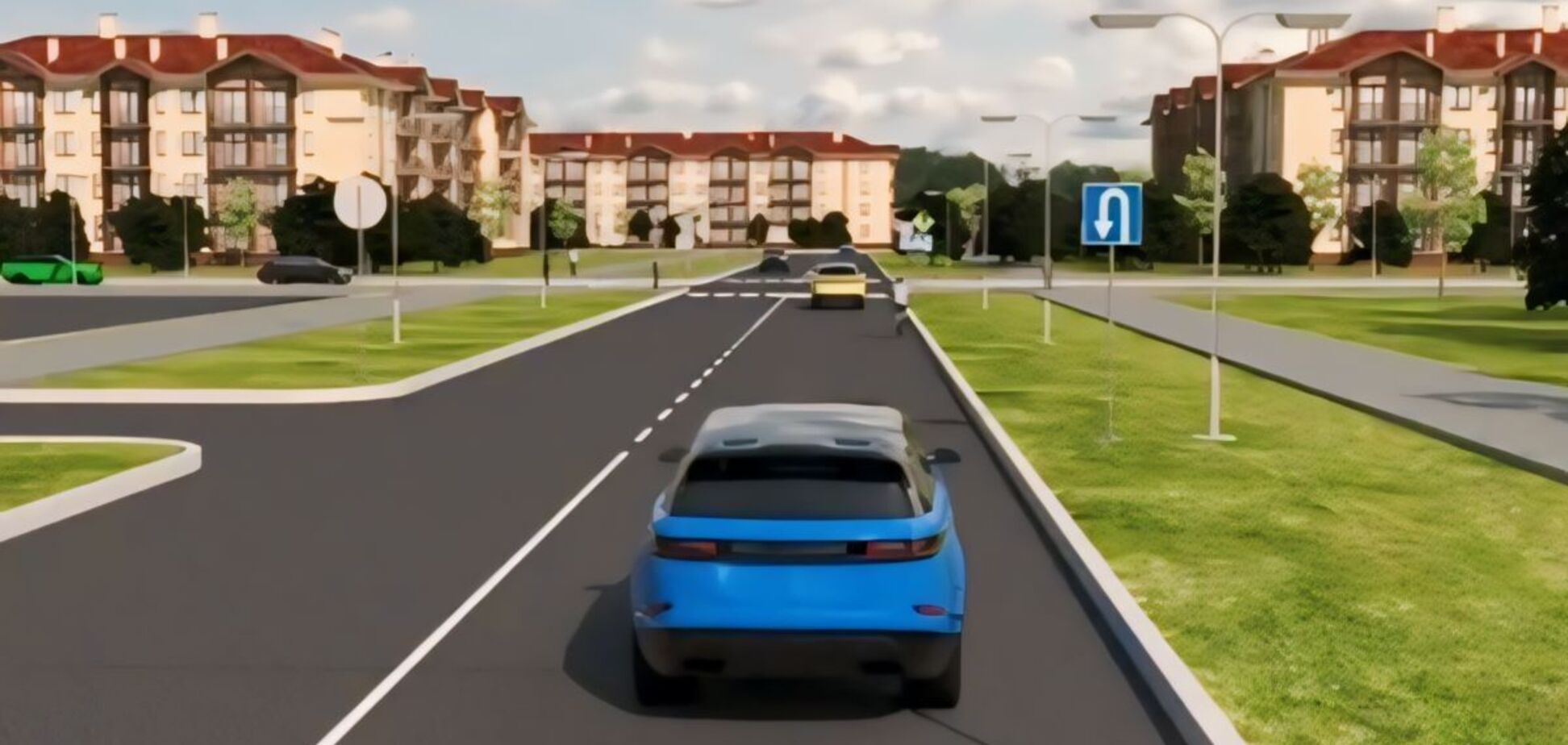 Разрешено ли водителю повернуть налево? Задание на проверку знаний по ПДД