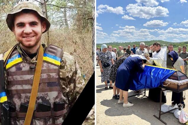 'Никогда не прятался за спины других': в Одесской области простились со спасателем, погибшим на фронте. Фото и видео