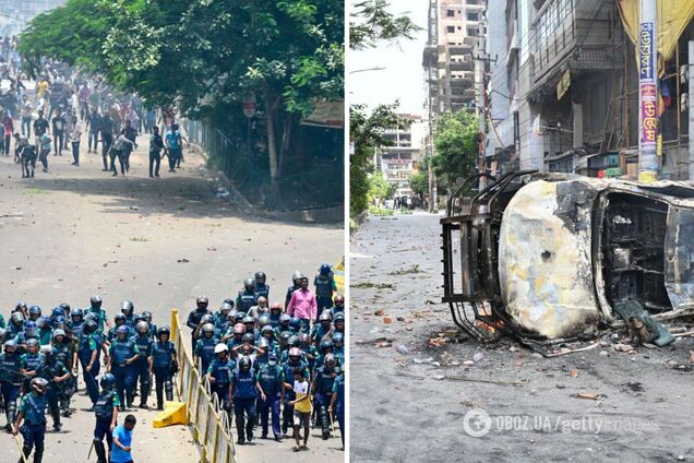 У Бангладеш тривають студентські протести: у країні запровадили комендантську годину