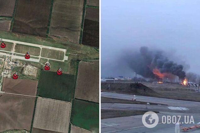 В Ростовской области есть прилеты в районе аэродрома Миллерово и нефтебазы: оккупанты выдали, что атаку отбили. Фото и видео