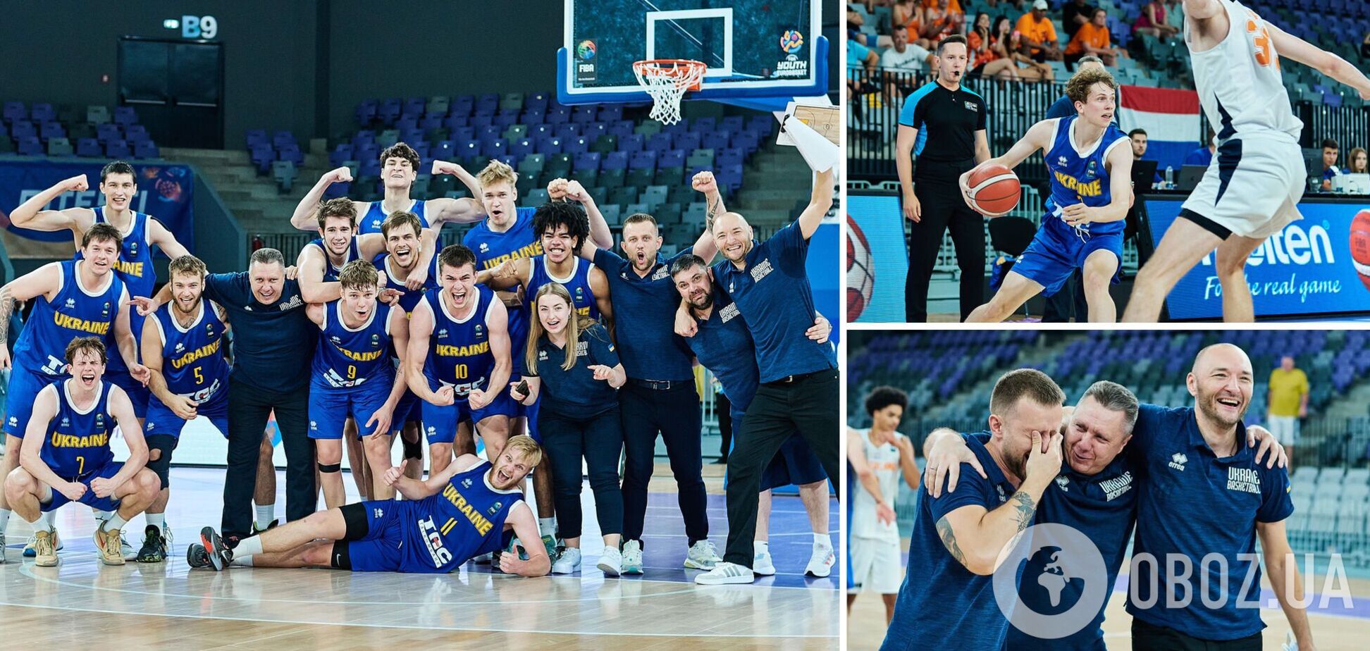 Украина выиграла полуфинал Евробаскета U-20 и вышла в дивизион А